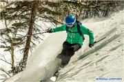 Ian MacKenzie skiing Spring powder, uploaded by Mike Pow  [Kiroro Snow World, Akaigawa Village, Hokkaido]
